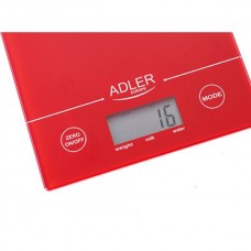 Електронні кухонні ваги Adler AD 3138 червоні 