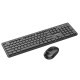 Клавіатура+миша HOCO GM17 Wireless business keyboard and mouse set(English Version) Black