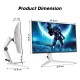 Монітор KOORUI 27 Gaming VA/mini-LED QHD 240HZ HDR1000 (GN10)