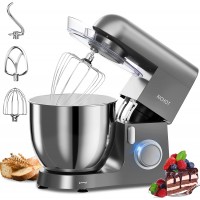 Тестомес планетарный Kichot SM-1570N 1800 Вт 6 скоростей 10 л Серебристый