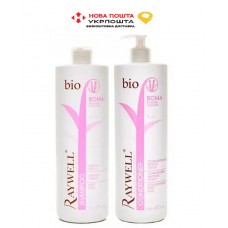 Набор для разглаживания волос Raywell Bio Boma разглаживающий шампунь и кондиционер 1+1 литр