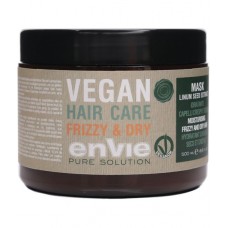 Увлажняющая маска Envie Vegan Frizzy and Dry Mask Linum Seed Extract для сухих и кудрявых волос (EN861) 500 мл