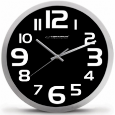 Часы настенные Esperanza Zurich EHC013K 25 см black