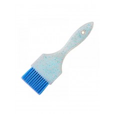  Щеточка-кисть для балаяжа, окрашивания волос широкая, 18,5х5,5см, пластик/нейлон синяя