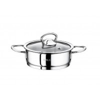 Каструля 1 л (16 х 5 см) кришка скляна OMS 2008-16-1л