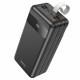 Зовнішній акумулятор HOCO J86B Electric 22.5W fully compatible power bank(60000mAh) Black