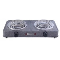 Плита электрическая настольная с двумя спиральными тэнами, 2000Вт Edenberg EB-62166 