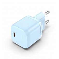 Зарядний пристрій Vention 1-port USB-C GaN Charger(30W) EU-Plug Blue (FAKL0-EU)