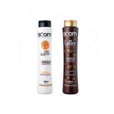 Набір кератину BOOM Cosmetics Coffee Straight для вирівнювання волосся 500+500мл
