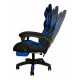 Кресло игровое компьютерное для геймеров Malatec чёрно-синий 8979