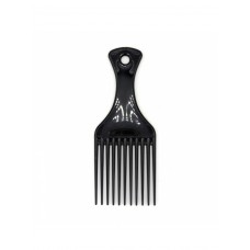  Гребень Professional Afro Hair Picker пластиковый черный термостойкий 155 мм 35039