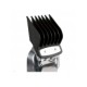 Набор универсальных насадок для машинок для стрижки волос с металлической клипсой черные 8 штук, 3-25 мм