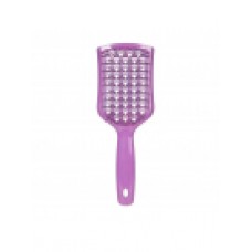 Продувная щетка-браш Janeke Vent Detangling Brush для распутывания и сушки волос широкая Фиолетовый