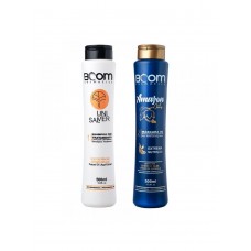 Набір кератину BOOM Cosmetics Amazon Oil для вирівнювання волосся 100+200 г (розлив)
