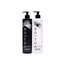 Набор Extremo Botox Dry&Crispy Karite шампунь и кондиционер для сухих и кудрявых волос с маслом 500+500 мл