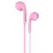 Наушники HOCO M39 Rhyme sound earphones with microphone Pink