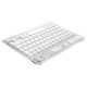 Клавіатура HOCO S55 Transparent Discovery edition wireless BT keyboard Space White