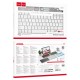 Клавіатура HOCO S55 Transparent Discovery edition wireless BT keyboard Space White