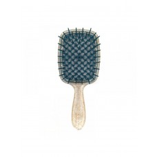 Janeke Продувная расческа для укладки и сушки феном Superbrush Plus Hollow Comb темно-синяя, прозрачная с