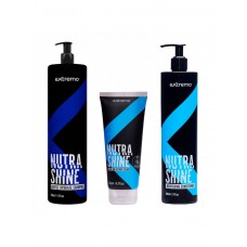 Набор Extremo Nutra Shine шампунь, кондиционер, крем для деликатного очищения и питания волос 500/500/200 мл
