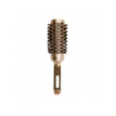 Профессиональный термобраш для волос Nano Technology Ceramic Ionic круглый керамический золотой, 27 см 53